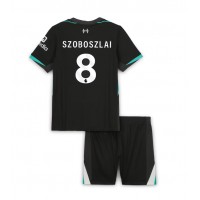 Camisa de time de futebol Liverpool Dominik Szoboszlai #8 Replicas 2º Equipamento Infantil 2024-25 Manga Curta (+ Calças curtas)